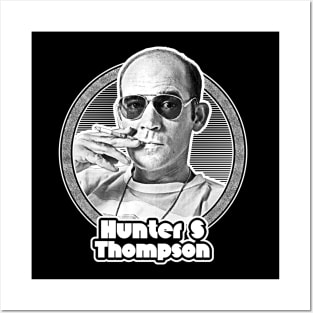 Hunter S Thompson /// Retro Styled Fan Art Design Posters and Art